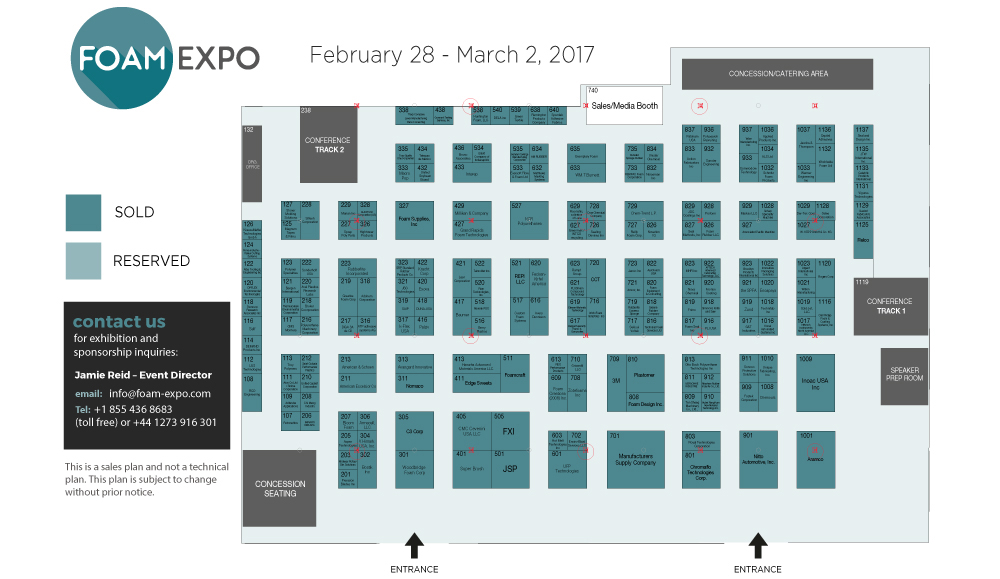 FOAM EXPO 2017 Technical Sealing System